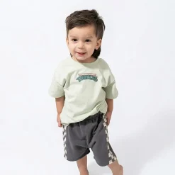 Grayson Little Toddler Boys Crew Neck Short Sleeve Regular Fit Teenage Mutant Ninja Turtles Graphic T-Shirt