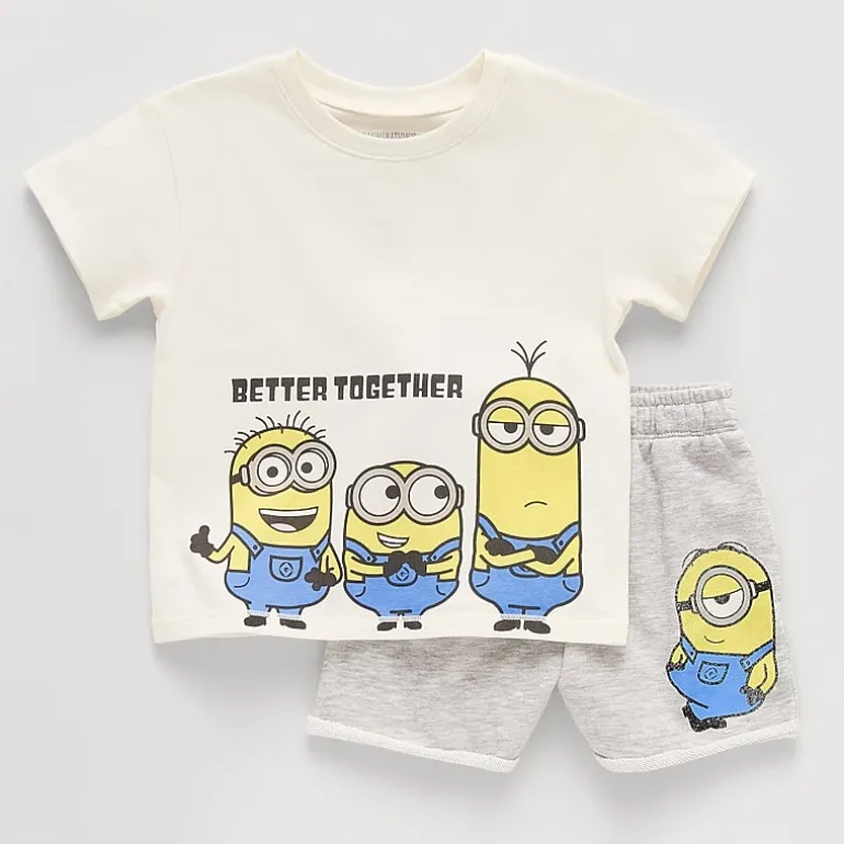 Grayson Little Toddler Boys Minions 2-pc. Short Set