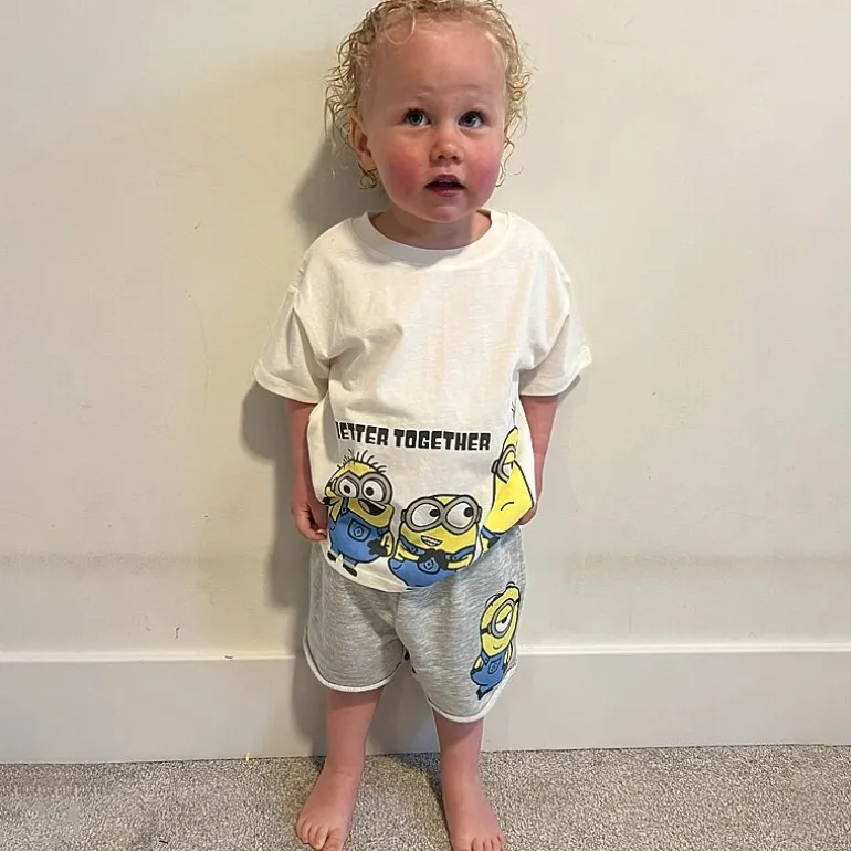 Grayson Little Toddler Boys Minions 2-pc. Short Set
