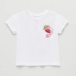 Grayson Little Toddler Girls Crew Neck Short Sleeve Relaxed Fit Snoopy Graphic T-Shirt