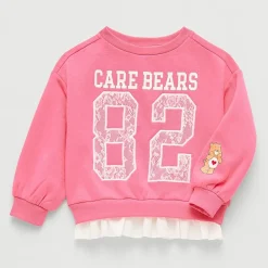 Grayson Little Toddler Girls Crew Neck Long Sleeve Care Bears Sweatshirt