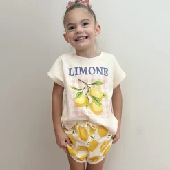 Grayson Little Toddler Girls Crew Neck Short Sleeve Relaxed Fit Graphic T-Shirt