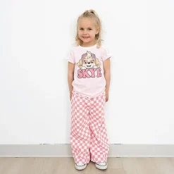 Grayson Little Toddler Girls Wide Leg Relaxed Fit Pull-On Pant