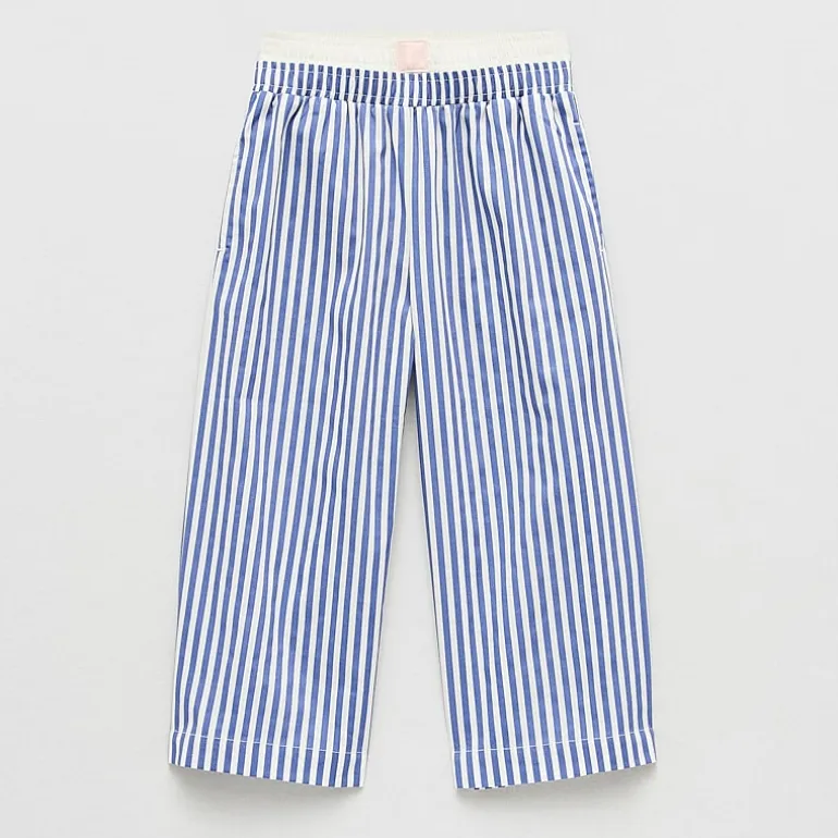Grayson Little Toddler Girls Wide Leg Relaxed Fit Pull-On Pant