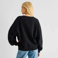 Grayson Threads, The Label Diet Coke Crew Fleece Womens Juniors Crew Neck Long Sleeve Sweatshirt