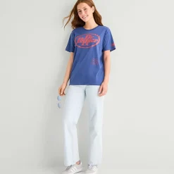 Grayson Threads, The Label Dr Pepper Boyfriend Tee Womens Juniors Crew Neck Short Sleeve Regular Fit Graphic T-Shirt