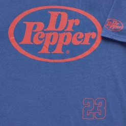 Grayson Threads, The Label Dr Pepper Boyfriend Tee Womens Juniors Crew Neck Short Sleeve Regular Fit Graphic T-Shirt