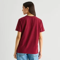 Grayson Threads, The Label Womens Juniors Crew Neck Short Sleeve Loose Fit Snoopy Graphic T-Shirt