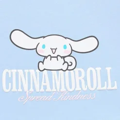 Grayson Threads, The Label Womens Juniors Crew Neck Short Sleeve Oversized Cinnamoroll Graphic T-Shirt