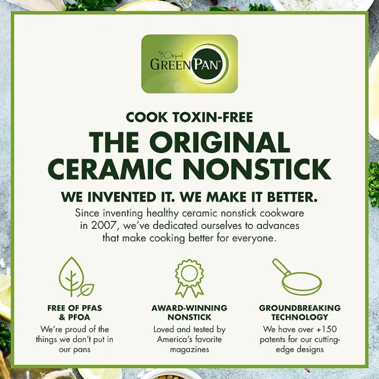 GreenPan Chatham Ceramic Non-Stick 10-pc. Cookware Set