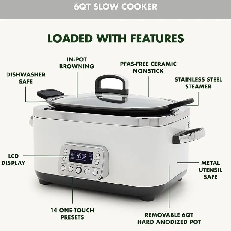 GreenPan Elite 6 Qt Slow Cooker