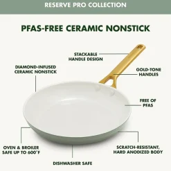 GreenPan Reserve Pro Ceramic 10-pc. Non-Stick Cookware Set