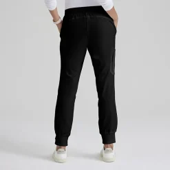 Grey's Anatomy™ by Barco Classic Grp534 Kira 5-Pocket Mid-Rise Jogger Womens Petite Moisture Wicking Scrub Pant