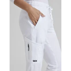 Grey's Anatomy™ by Barco Classic Grp534 Kira 5-Pocket Mid-Rise Jogger Womens Petite Moisture Wicking Scrub Pant