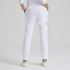 Grey's Anatomy™ by Barco Classic Grp534 Kira 5-Pocket Mid-Rise Jogger Womens Petite Moisture Wicking Scrub Pant