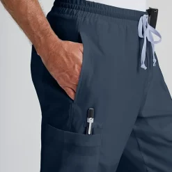 Grey's Anatomy™ by Barco Classic Grp558 Evan 5-Pocket Zip-Fly Mens Big and Tall Moisture Wicking Scrub Pant