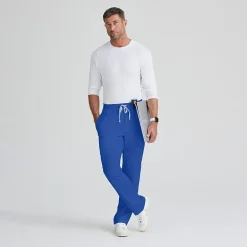 Grey's Anatomy™ by Barco Classic Grp558 Evan 5-Pocket Zip-Fly Mens Big and Tall Moisture Wicking Scrub Pant