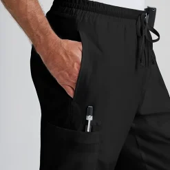 Grey's Anatomy™ by Barco Classic Grp558 Evan 5-Pocket Zip-Fly Mens Big and Tall Moisture Wicking Scrub Pant