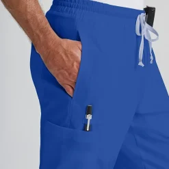 Grey's Anatomy™ by Barco Classic Grp558 Evan 5-Pocket Zip-Fly Mens Big and Tall Moisture Wicking Scrub Pant