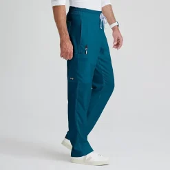 Grey's Anatomy™ by Barco Classic Grp558 Evan 5-Pocket Zip-Fly Mens Big and Tall Moisture Wicking Scrub Pant