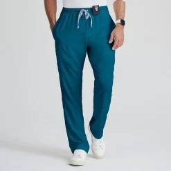 Grey's Anatomy™ by Barco Classic Grp558 Evan 5-Pocket Zip-Fly Mens Big and Tall Moisture Wicking Scrub Pant