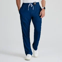 Grey's Anatomy™ by Barco Classic Grp558 Evan 5-Pocket Zip-Fly Mens Big and Tall Moisture Wicking Scrub Pant