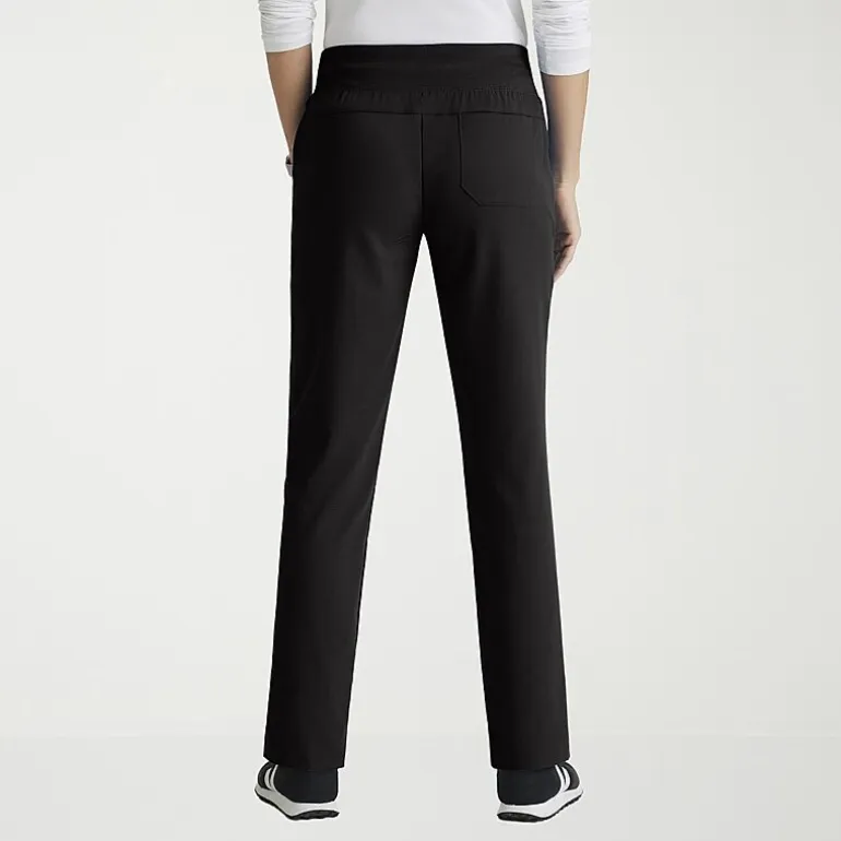 Grey's Anatomy™ by Barco Spandex Stretch Direct Grsp633 Relay 5-Pocket Mid-Rise Straight Leg Womens Petite Stretch Fabric Moisture Wicking Wrinkle Resistant Scrub Pant