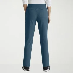 Grey's Anatomy™ by Barco Spandex Stretch Direct Grsp633 Relay 5-Pocket Mid-Rise Straight Leg Womens Petite Stretch Fabric Moisture Wicking Wrinkle Resistant Scrub Pant