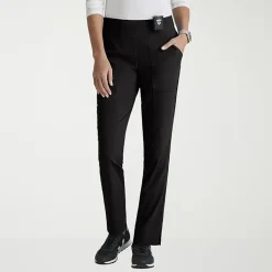 Grey's Anatomy™ by Barco Spandex Stretch Direct Grsp633 Relay 5-Pocket Mid-Rise Straight Leg Womens Petite Stretch Fabric Moisture Wicking Wrinkle Resistant Scrub Pant