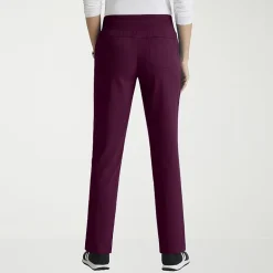 Grey's Anatomy™ by Barco Spandex Stretch Direct Grsp633 Relay 5-Pocket Mid-Rise Straight Leg Womens Petite Stretch Fabric Moisture Wicking Wrinkle Resistant Scrub Pant
