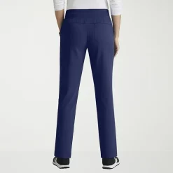 Grey's Anatomy™ by Barco Spandex Stretch Direct Grsp633 Relay 5-Pocket Mid-Rise Straight Leg Womens Petite Stretch Fabric Moisture Wicking Wrinkle Resistant Scrub Pant