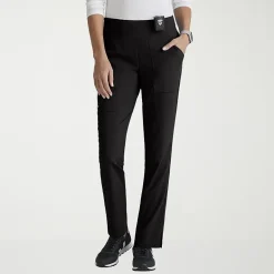 Grey's Anatomy™ by Barco Spandex Stretch Direct Grsp633 Relay 5-Pocket Mid-Rise Straight Leg Womens Plus Tall Stretch Fabric Moisture Wicking Wrinkle Resistant Scrub Pant