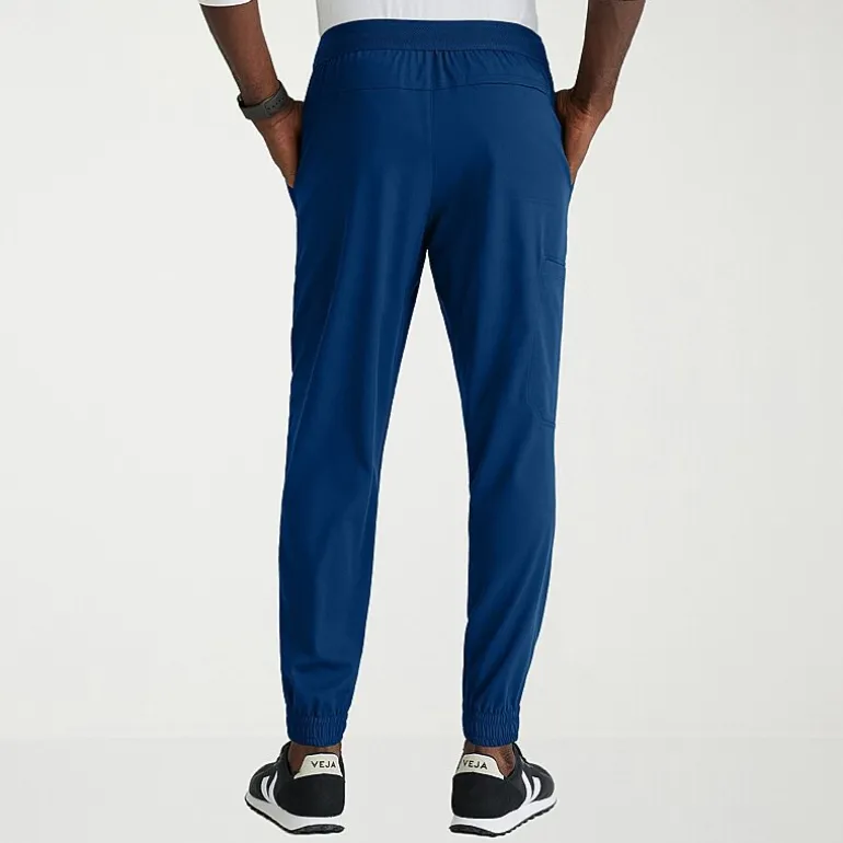 Grey's Anatomy™ by Barco Spandex Stretch Direct Grsp634 Striker 4-Pocket Jogger Mens Big and Tall Stretch Fabric Moisture Wicking Wrinkle Resistant Scrub Pant