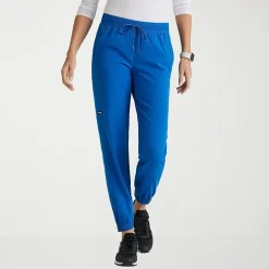 Grey's Anatomy™ by Barco Spandex Stretch Direct Grsp632 Dash 5-Pocket Mid-Rise Jogger Womens Plus Tall Stretch Fabric Moisture Wicking Wrinkle Resistant Scrub Pant