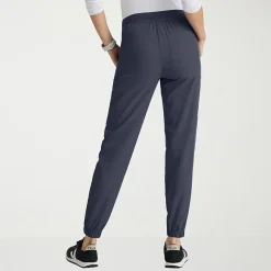 Grey's Anatomy™ by Barco Spandex Stretch Direct Grsp632 Dash 5-Pocket Mid-Rise Jogger Womens Plus Tall Stretch Fabric Moisture Wicking Wrinkle Resistant Scrub Pant