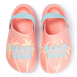 Ground Up Beach Vibes Little & Big Kid Unisex Round Closed Toe Clogs