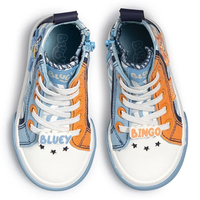 Ground Up Bluey High Top Toddler Unisex Bluey Sneakers
