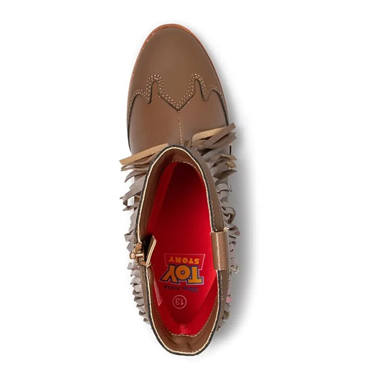 Ground Up Little & Big Kid Girls Toy Story Toy Story Jessie Flat Heel Cowboy Boots