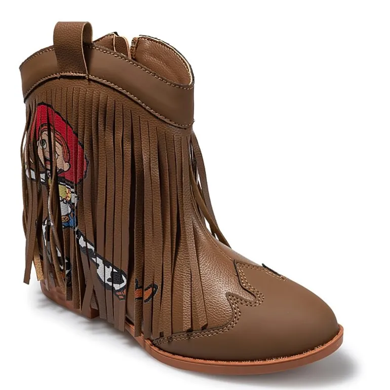 Ground Up Little & Big Kid Girls Toy Story Toy Story Jessie Flat Heel Cowboy Boots