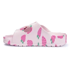 Ground Up Little & Big Kid Girls Strawberry Slide Sandals