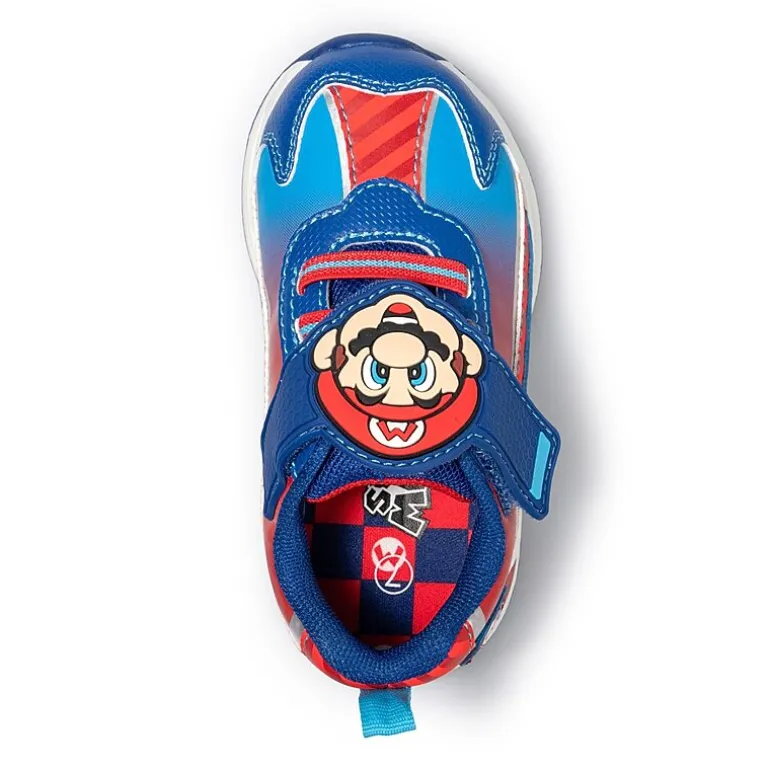 Ground Up Mario And Luigi Lighted Toddler Boys Nintendo Sneakers