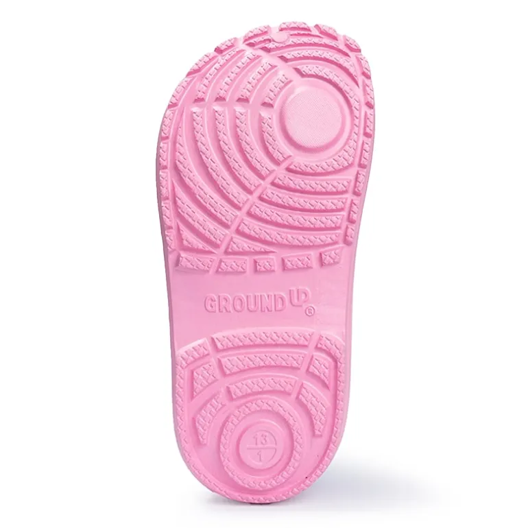 Ground Up Seashell Little & Big Kid Girls Round Closed Toe Clogs