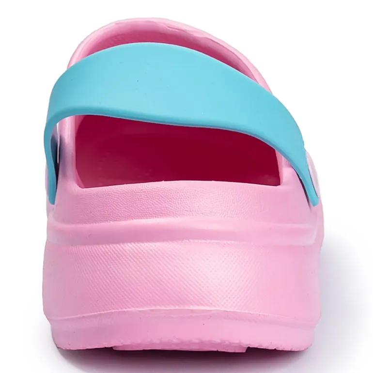 Ground Up Seashell Little & Big Kid Girls Round Closed Toe Clogs