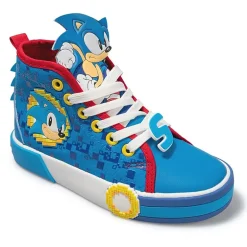 Ground Up Sonic High Top Little & Big Kid Boys Sonic the Hedgehog Sneakers