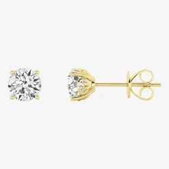 Grown Gorgeous (F, Vs2) 1 1/10 CT. T.W. Lab-Grown Diamond 14K Gold or Platinum 6.1mm Round Stud Earrings