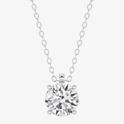 Grown Gorgeous (F, Vs2) Womens 1 1/8 CT. T.W. Lab-Grown Diamond 14K Gold or Platinum Round 18 Inch Pendant Necklace