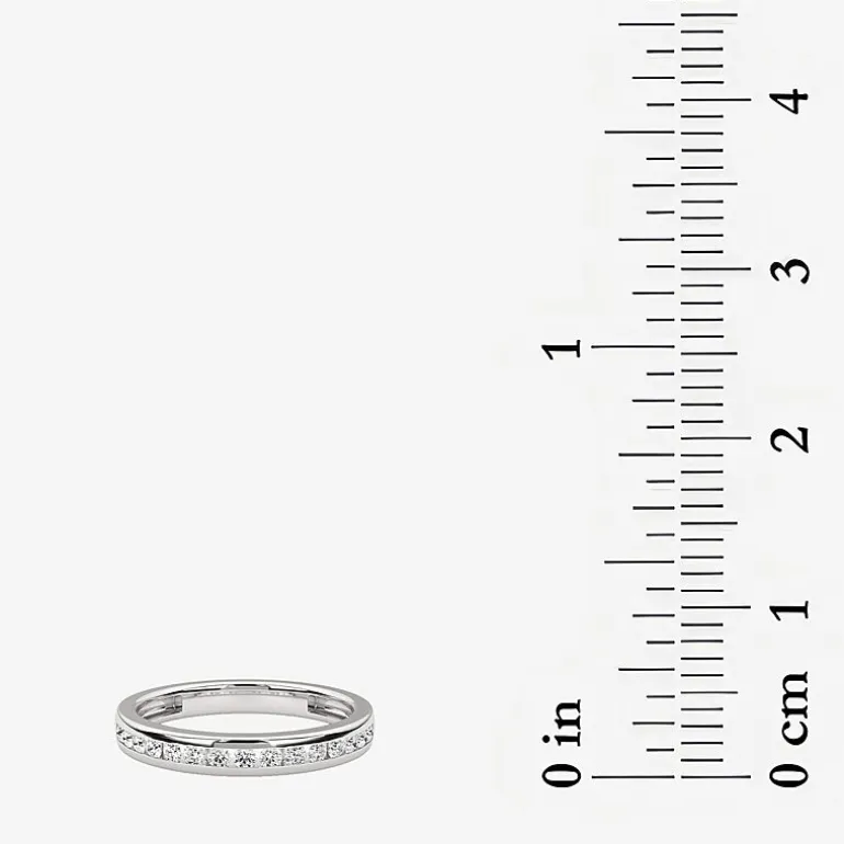 Grown Gorgeous (F,Vs2) Womens 1/4 CT. T.W. Lab Grown White Diamond 14K Gold or Platinum Wedding Band