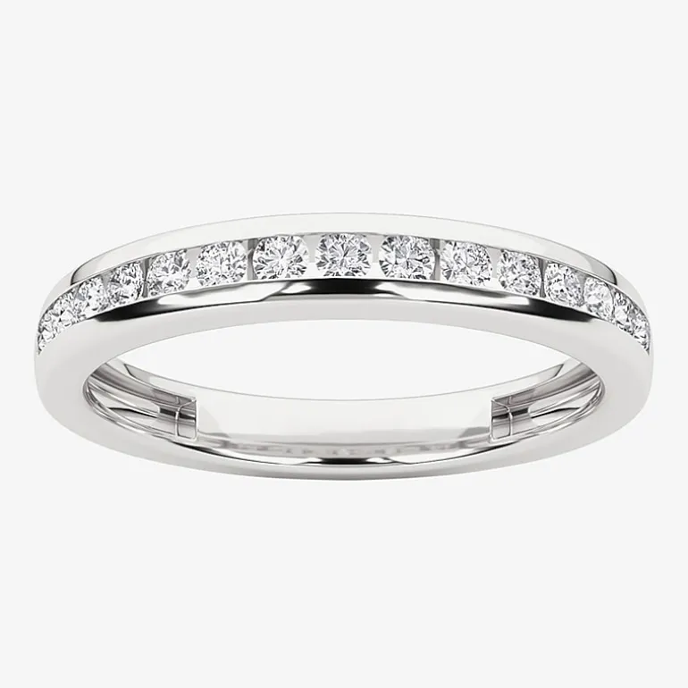Grown Gorgeous (F,Vs2) Womens 1/4 CT. T.W. Lab Grown White Diamond 14K Gold or Platinum Wedding Band