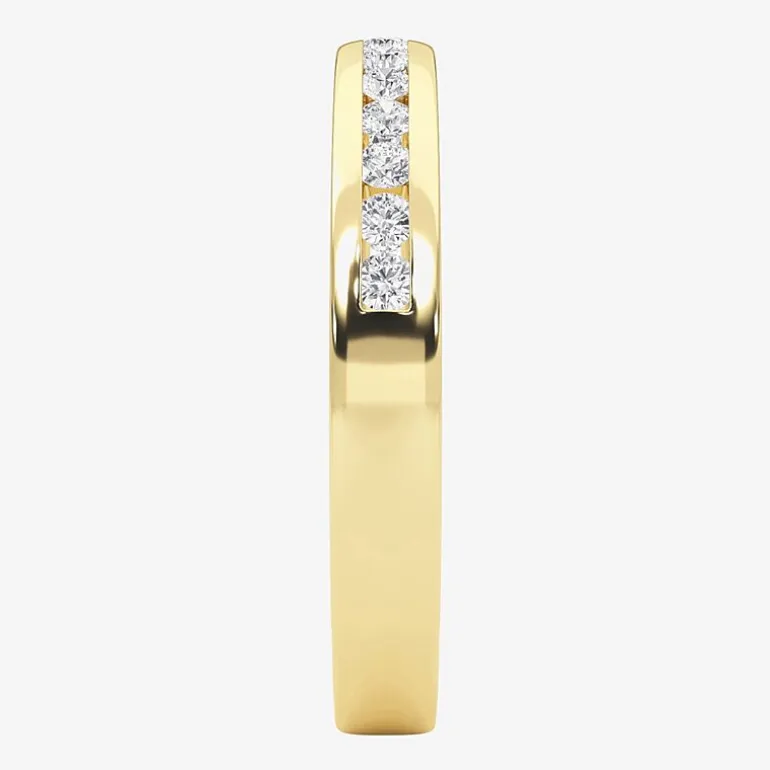Grown Gorgeous (F,Vs2) Womens 1/4 CT. T.W. Lab Grown White Diamond 14K Gold or Platinum Wedding Band