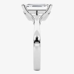 Grown Gorgeous (F / Vs2) Womens 4 1/2 CT. T.W. Lab Grown White Diamond 14K Gold Solitaire Engagement Ring